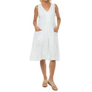 NEW TULIP CLOTHING poppie dress in aqua leaf